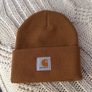 Carhartt Cuffed Beanie Hat - Carhartt Brown